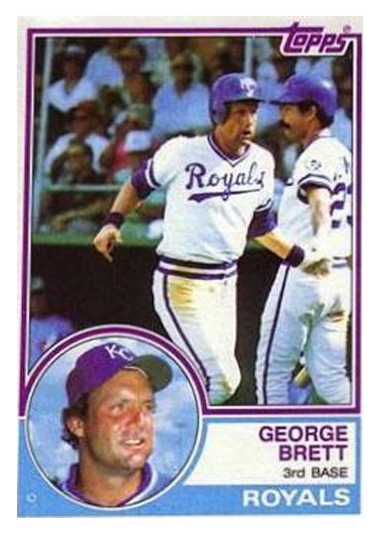1983 Topps George Brett #600 card