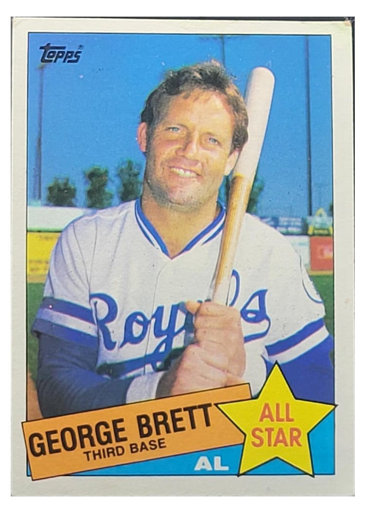 1985 Topps George Brett #703 card