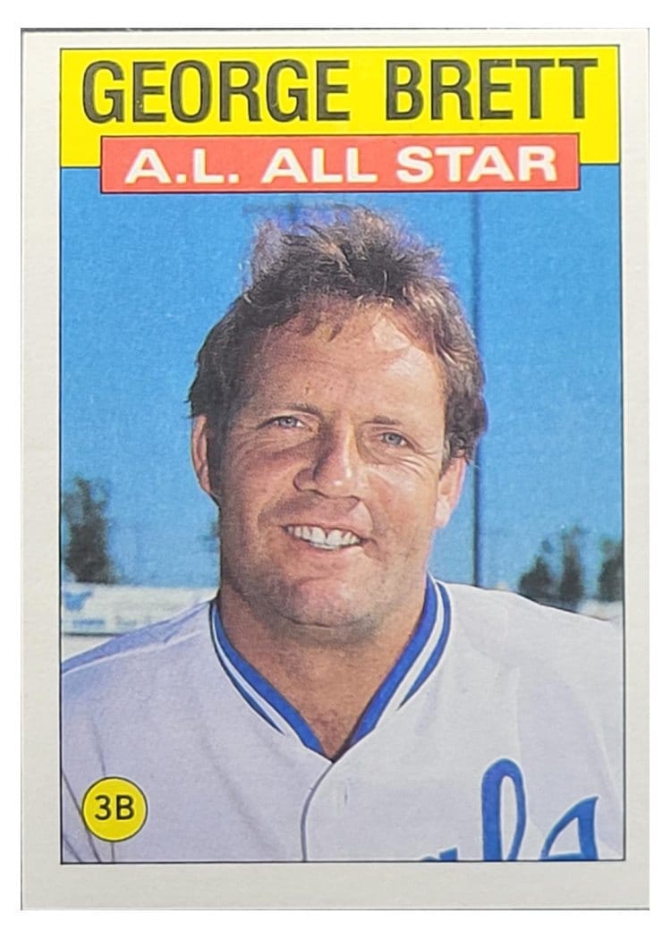 1986 Topps George Brett #714 card