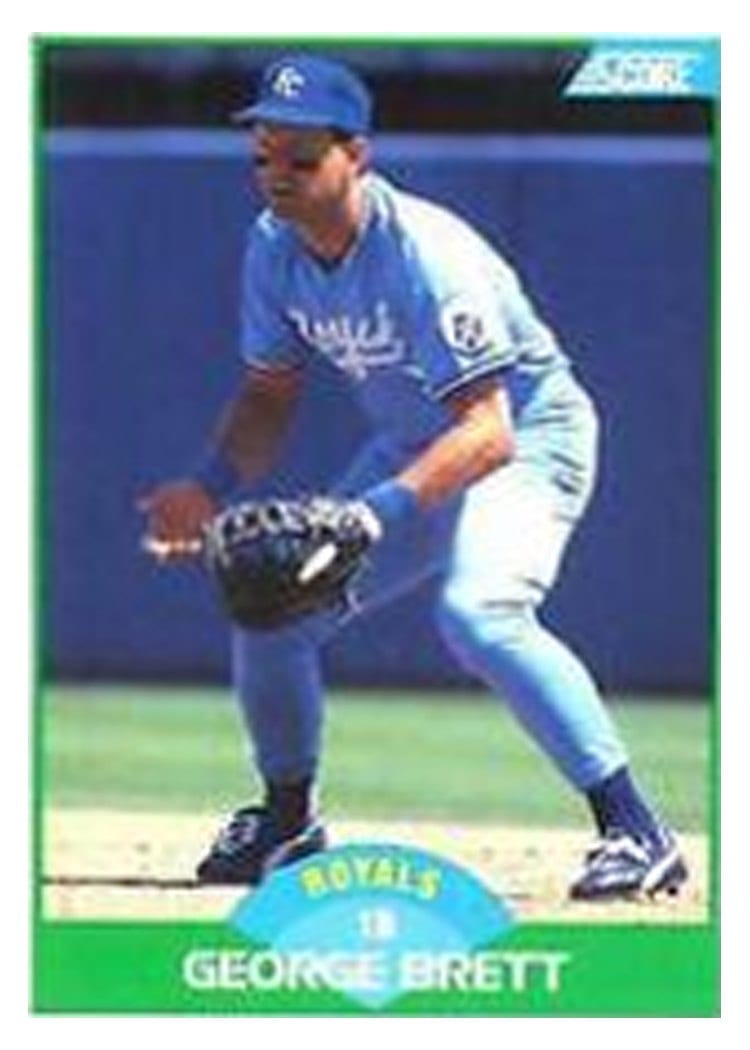 1989 Score George Brett #75 card