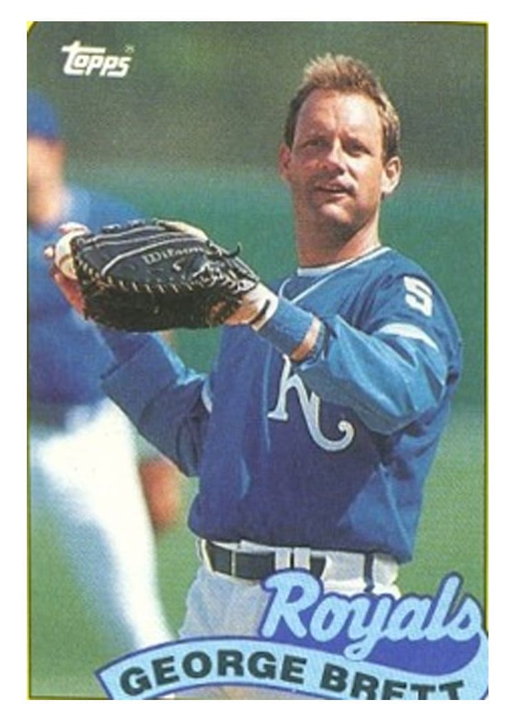 1989 Topps Base Set George Brett #200 card