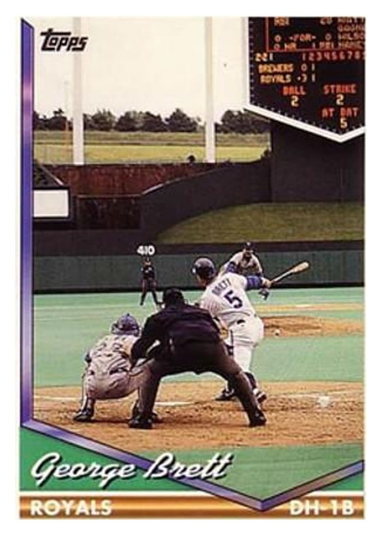 1994 Topps Base Set George Brett #180 card