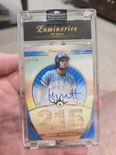 2024 Topps Luminaries Hit Kings Autograph Relics George Brett #HKAR-GB card
