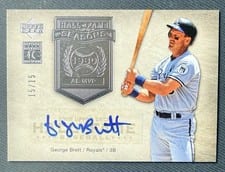 2024 Topps Transcendent Collection Autographed Relics George Brett #TCAR-GB2 card