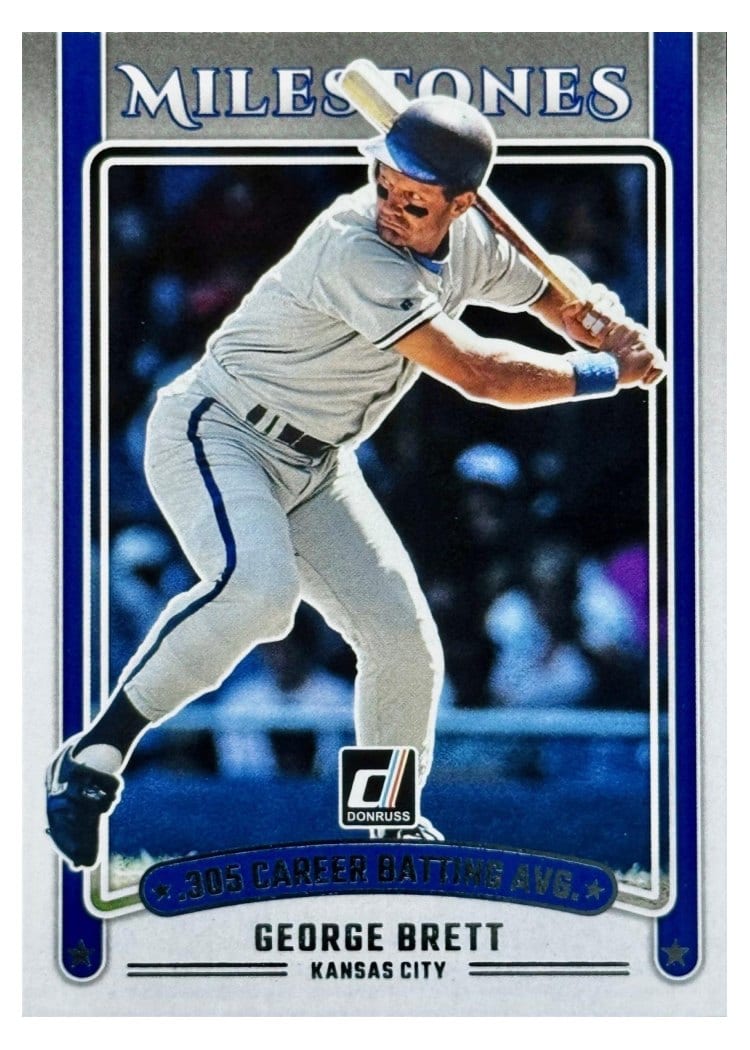 2025 Donruss Milestones George Brett #3 card