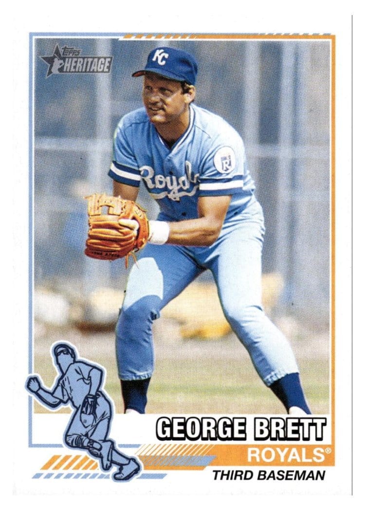 2025 Topps Heritage 1976 Redefined George Brett #76R-1 card