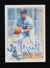 George Brett 2025 Topps Heritage 1976 Redefined Real One Autographs card