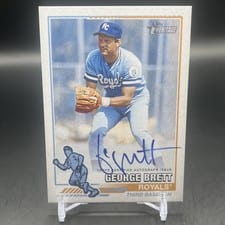 2025 Topps Heritage Real One Autographs George Brett #76RO-GB