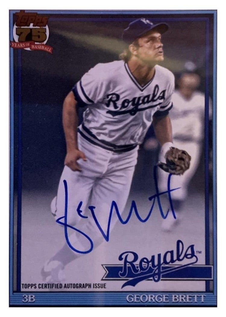 2026 Topps 1991 Topps Autographs George Brett #91A-GB card