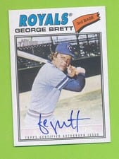 2026 Topps Heritage Real One Autographs George Brett #77RO-GB
