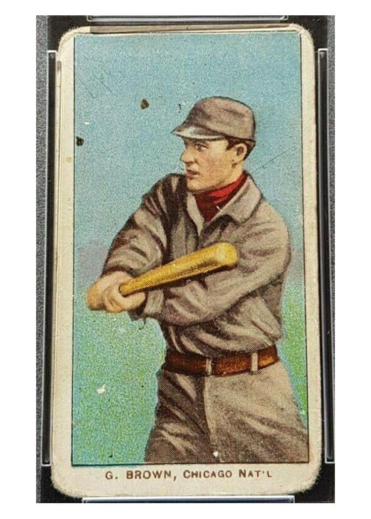 1909 T206 Piedmont 150 George Browne Chicago card