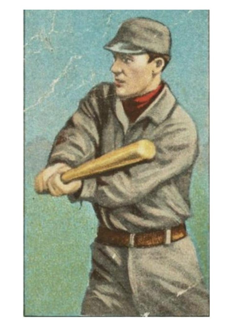 1909 T206 Sweet Caporal 150 Factory 25 George Browne card