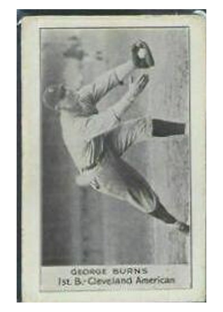 1921 E220 National Caramel George Burns card