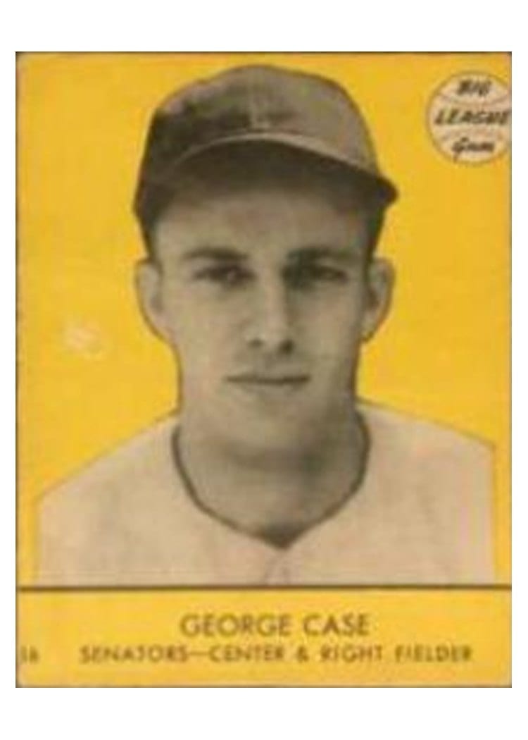 1941 Goudey George Case #16 card