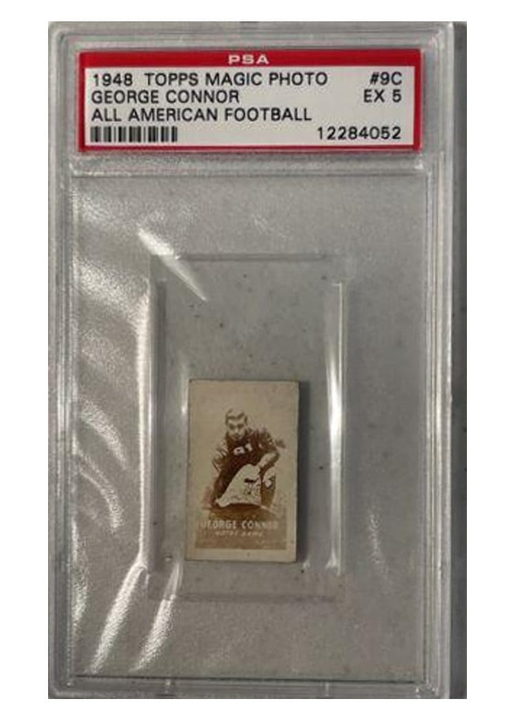 1948 Topps Magic Photo All American Football George Connor #9C card