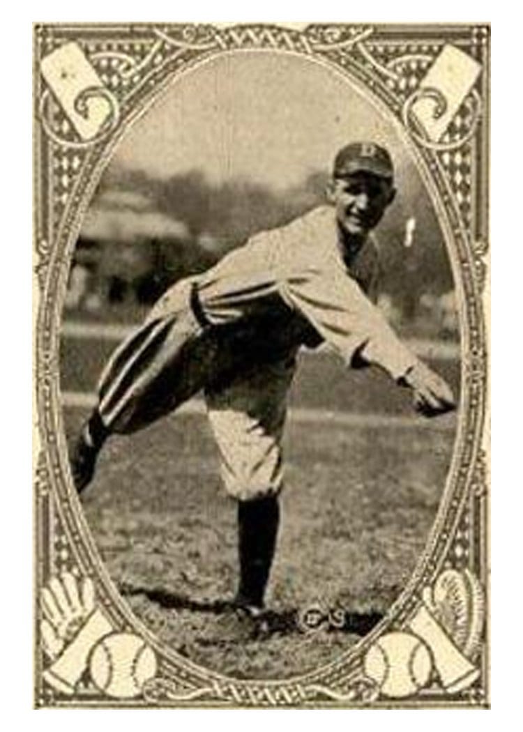 1922 Neilson's Chocolate Type I George Dauss #18 card