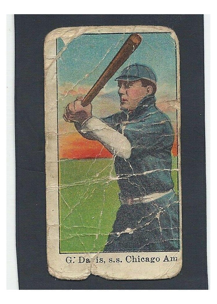 1909 E90-1 American Caramel George Davis card