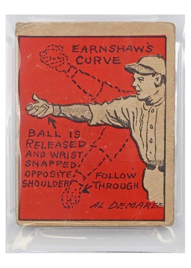 1935 Schutter Johnson George Earnshaw #13 card