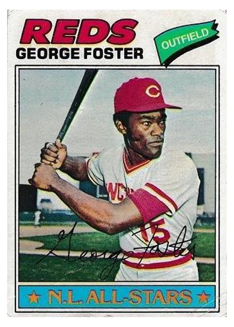 1977 Topps George Foster #347 card