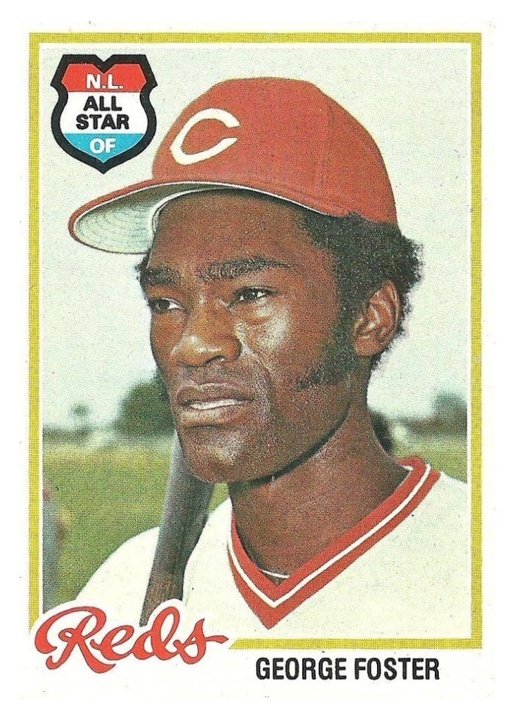 1978 Topps George Foster #500 card