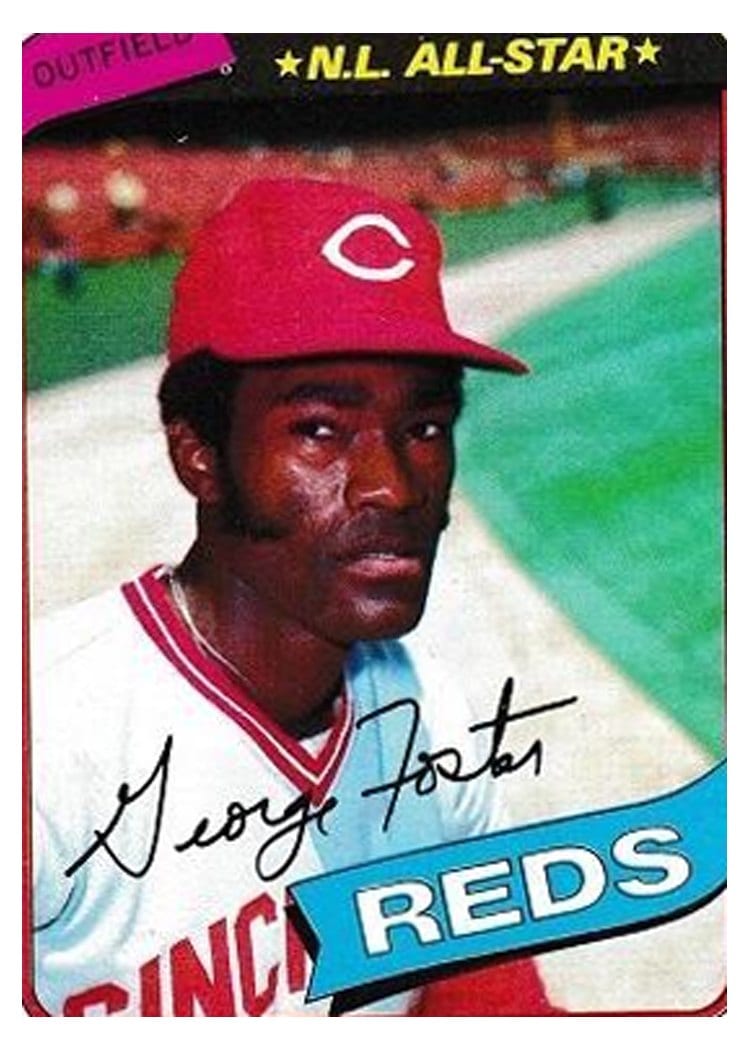1980 Topps George Foster #400 card