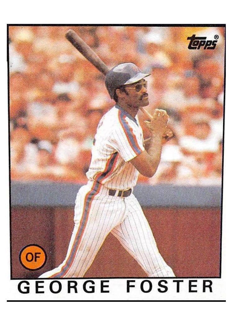 1986 Topps George Foster #680 card
