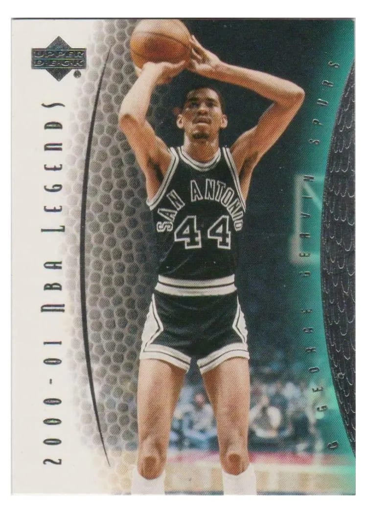 2000 Upper Deck Legends George Gervin #44 card