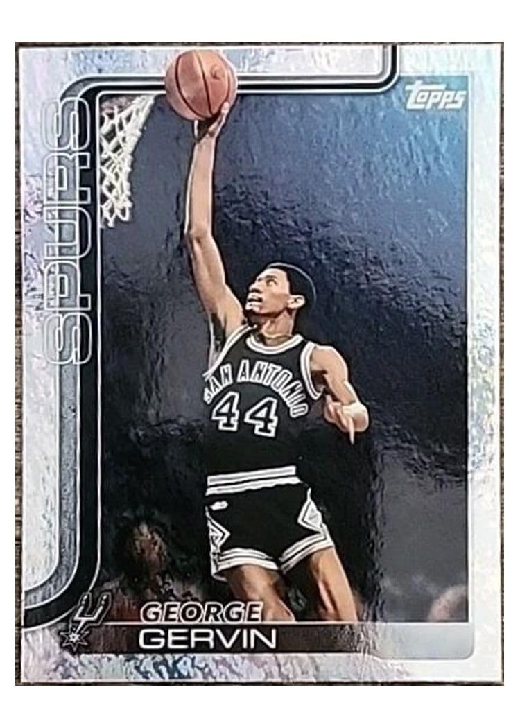 2025-26 Topps Base Set George Gervin Holo Foil #265 card