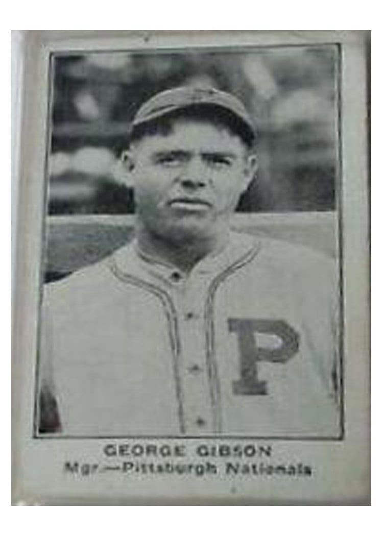 1922 E121 American Caramel Series of 120 George Gibson card