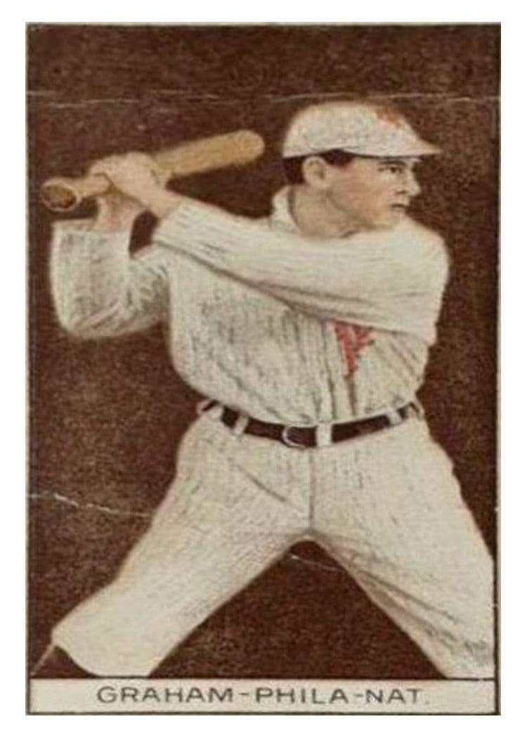 1912 T207 Brown Background George Graham card