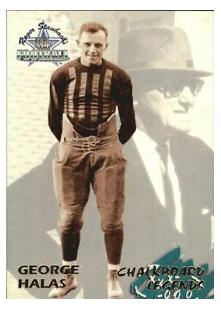 1994 Ted Williams Co George Halas #65 card