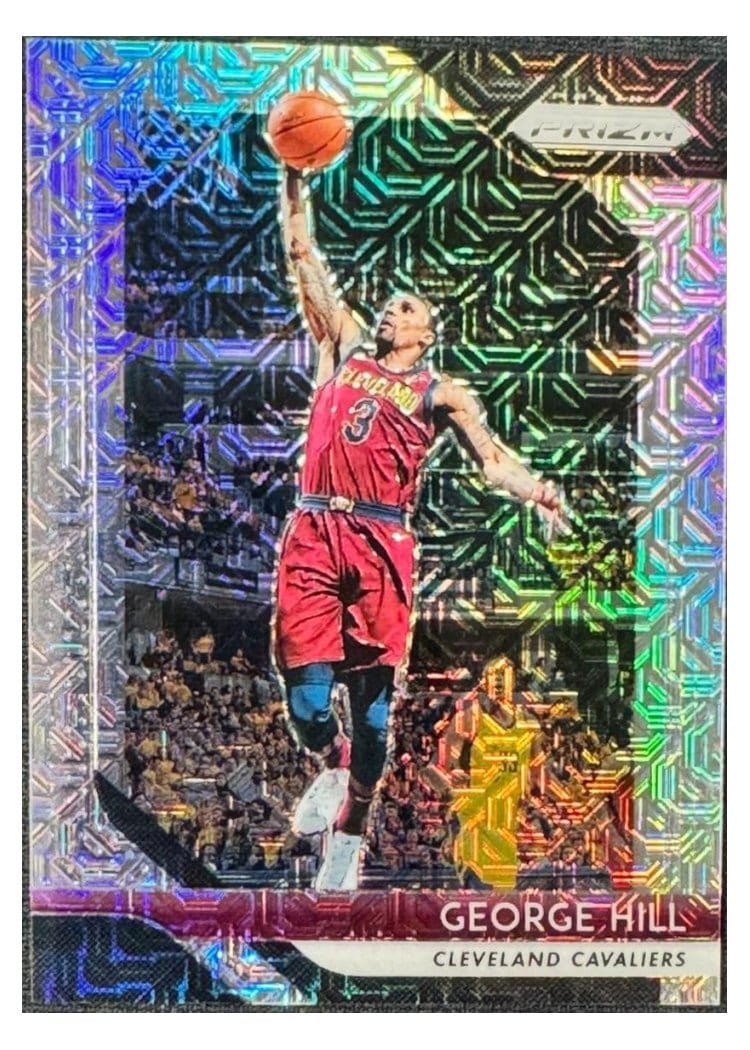 2018-19 Panini Prizm Base Set George Hill Mojo Prizm #160 card