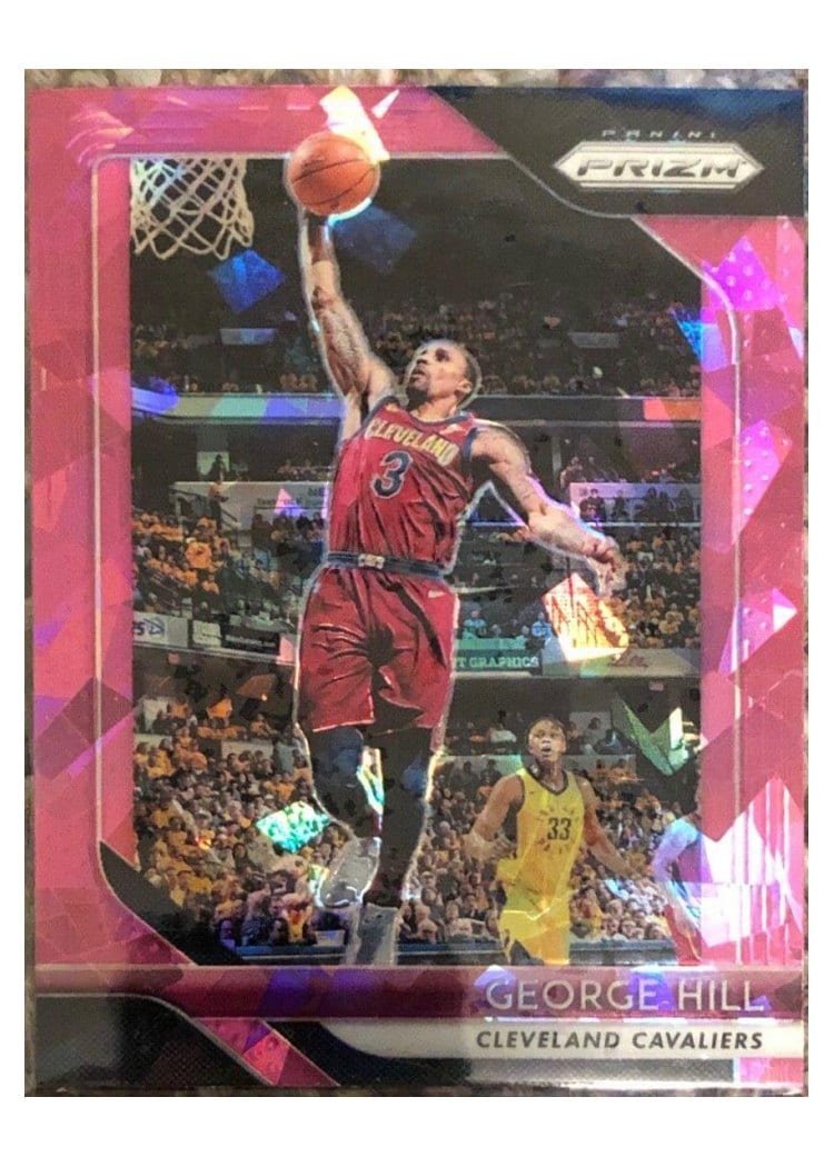 2018-19 Panini Prizm Base Set George Hill Pink Ice #160 card