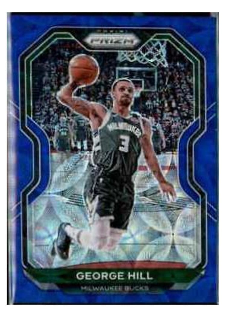 2020-21 Panini Prizm Base Set George Hill Choice Blue Prizm #85 card