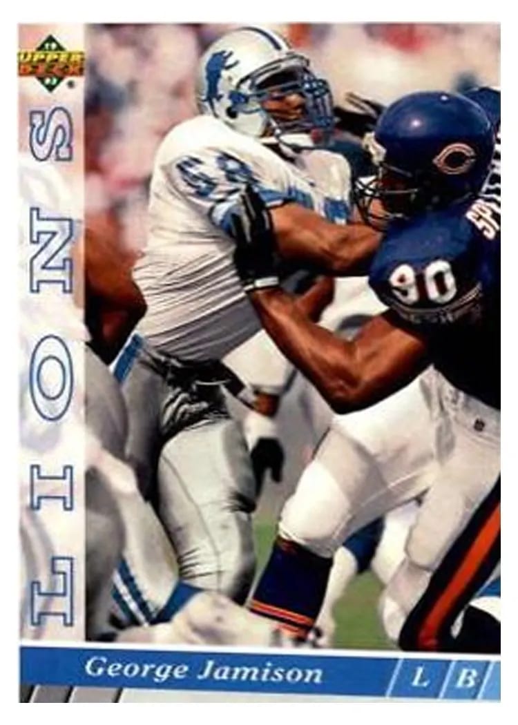 1993 Upper Deck George Jamison #100 card