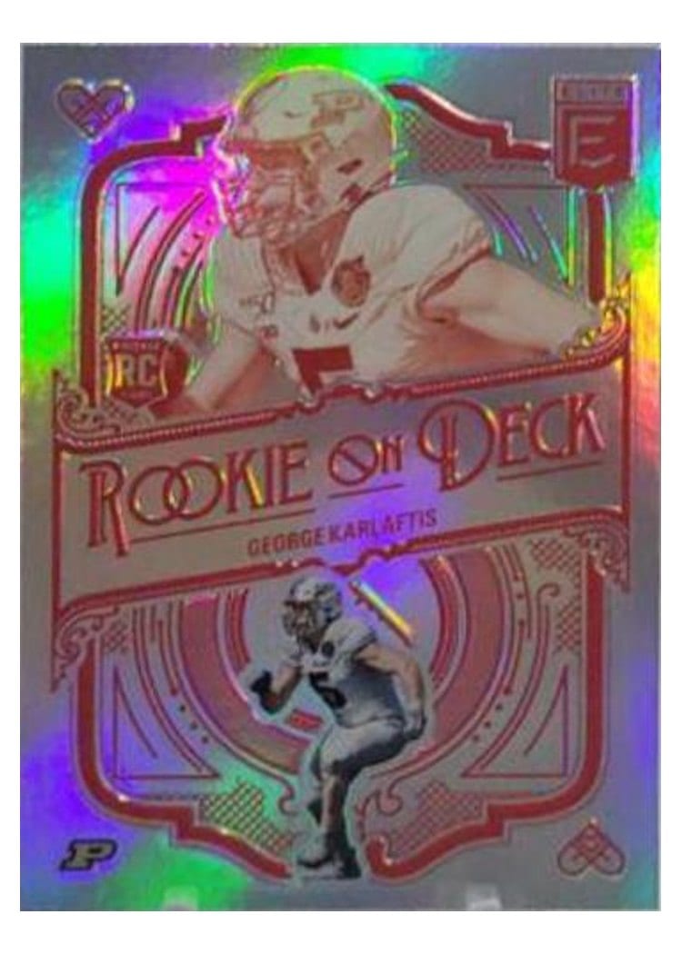 2022 Donruss Elite Rookie on Deck George Karlaftis #RD-18 card
