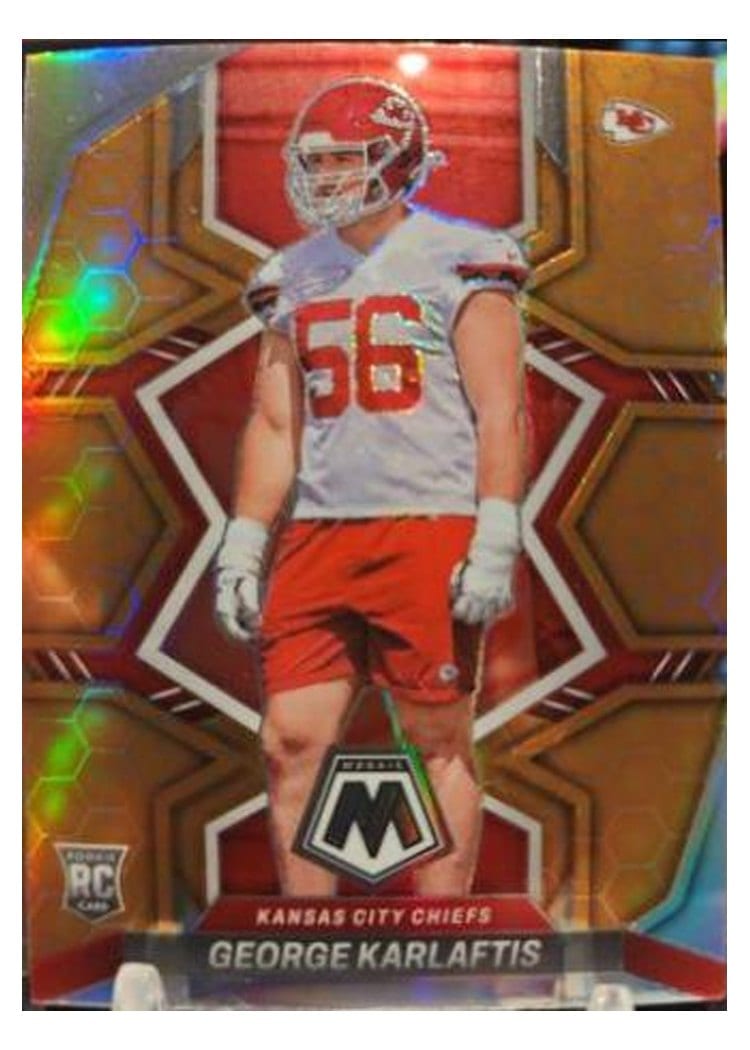 2022 Panini Mosaic Base Set George Karlaftis #377 card