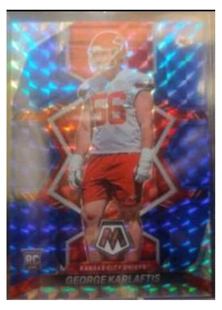 2022 Panini Mosaic Base Set George Karlaftis #377 card