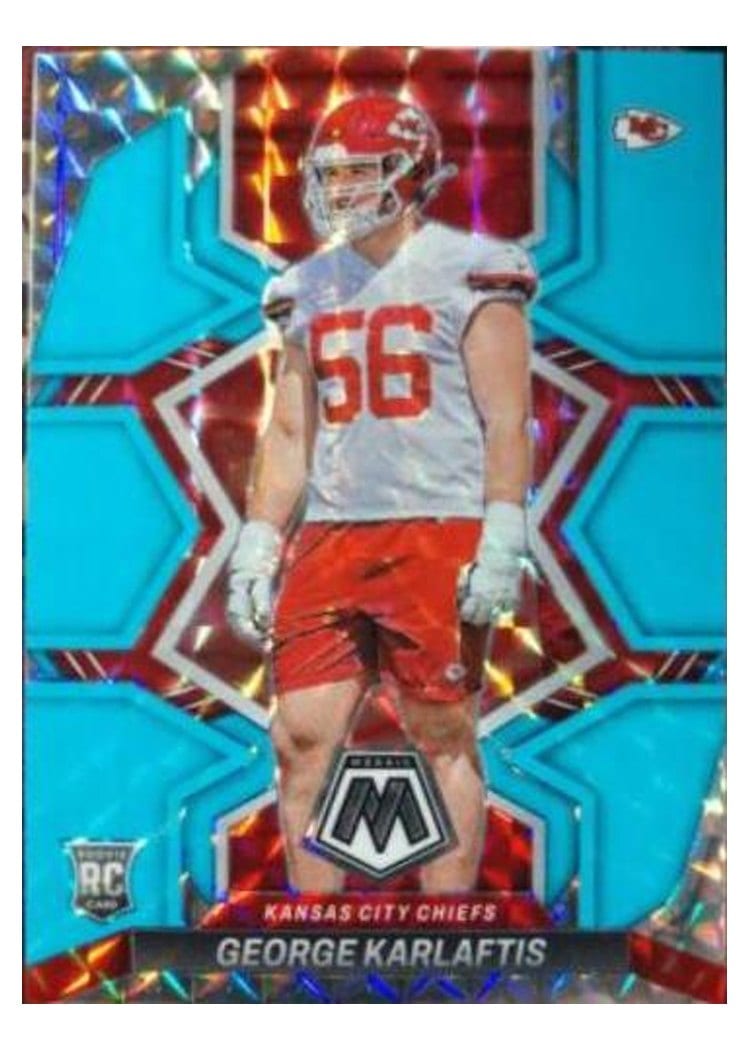 2022 Panini Mosaic Base Set George Karlaftis #377 card