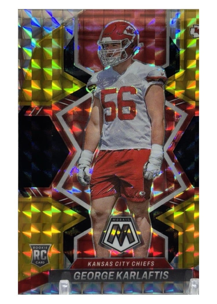 2022 Panini Mosaic Base Set George Karlaftis #377 card