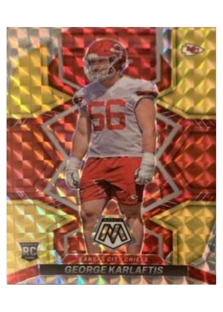2022 Panini Mosaic Base Set George Karlaftis #377 card