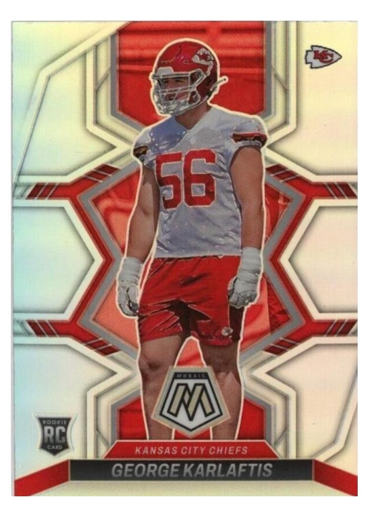 2022 Panini Mosaic Base Set George Karlaftis Silver #377 card