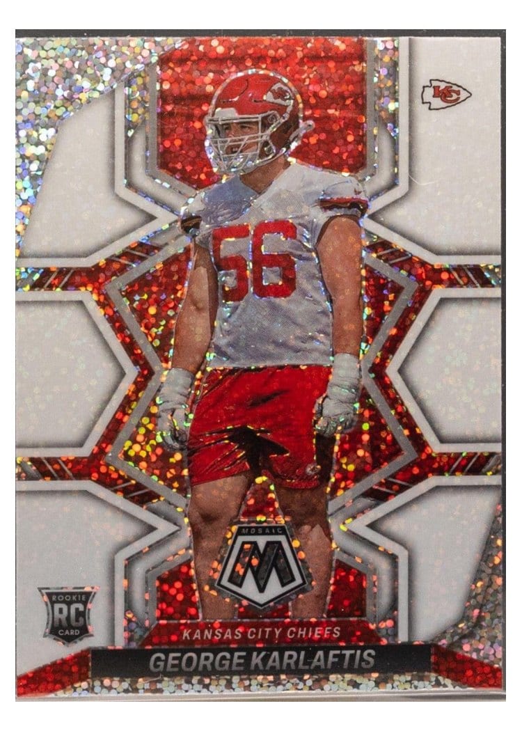 2022 Panini Mosaic Base Set George Karlaftis #377 card