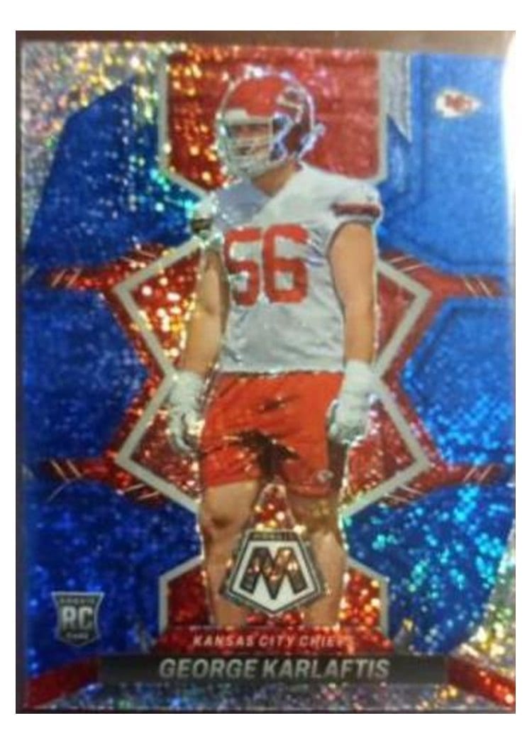 2022 Panini Mosaic Base Set George Karlaftis #377 card