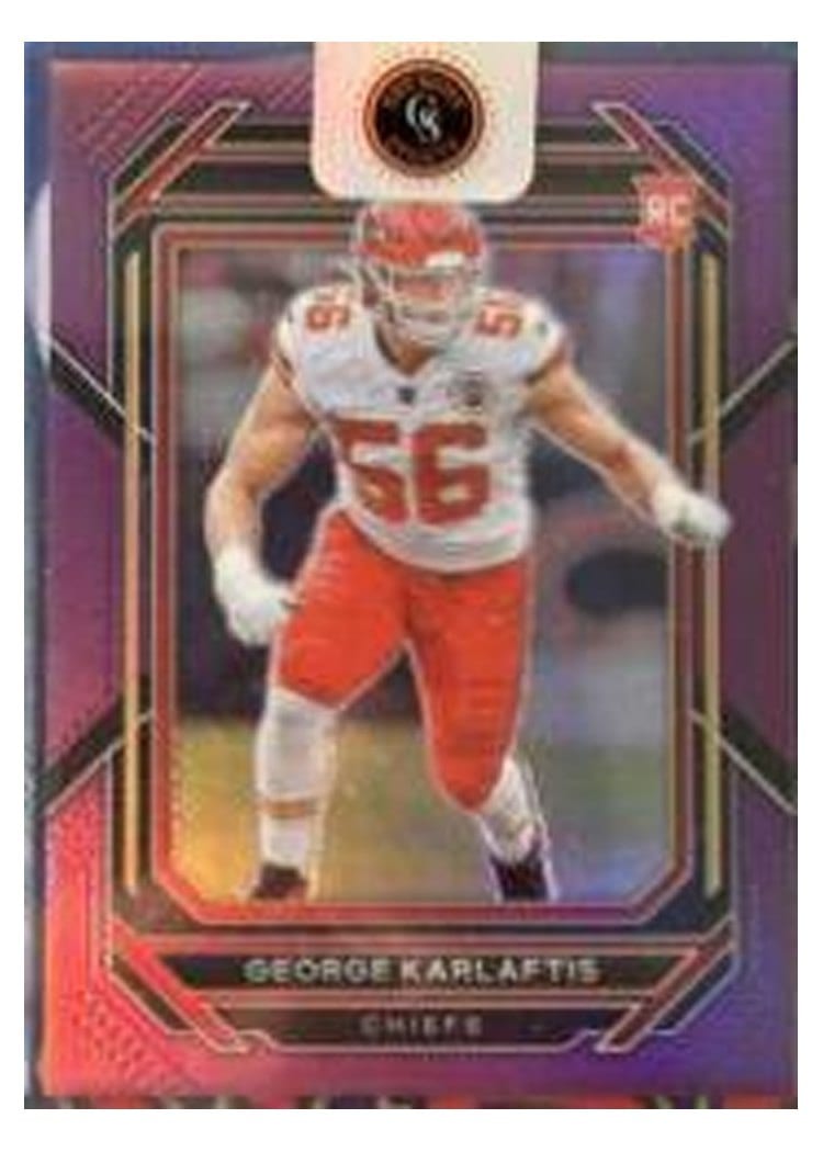 2022 Panini Prizm Base Set George Karlaftis Purple #378 card