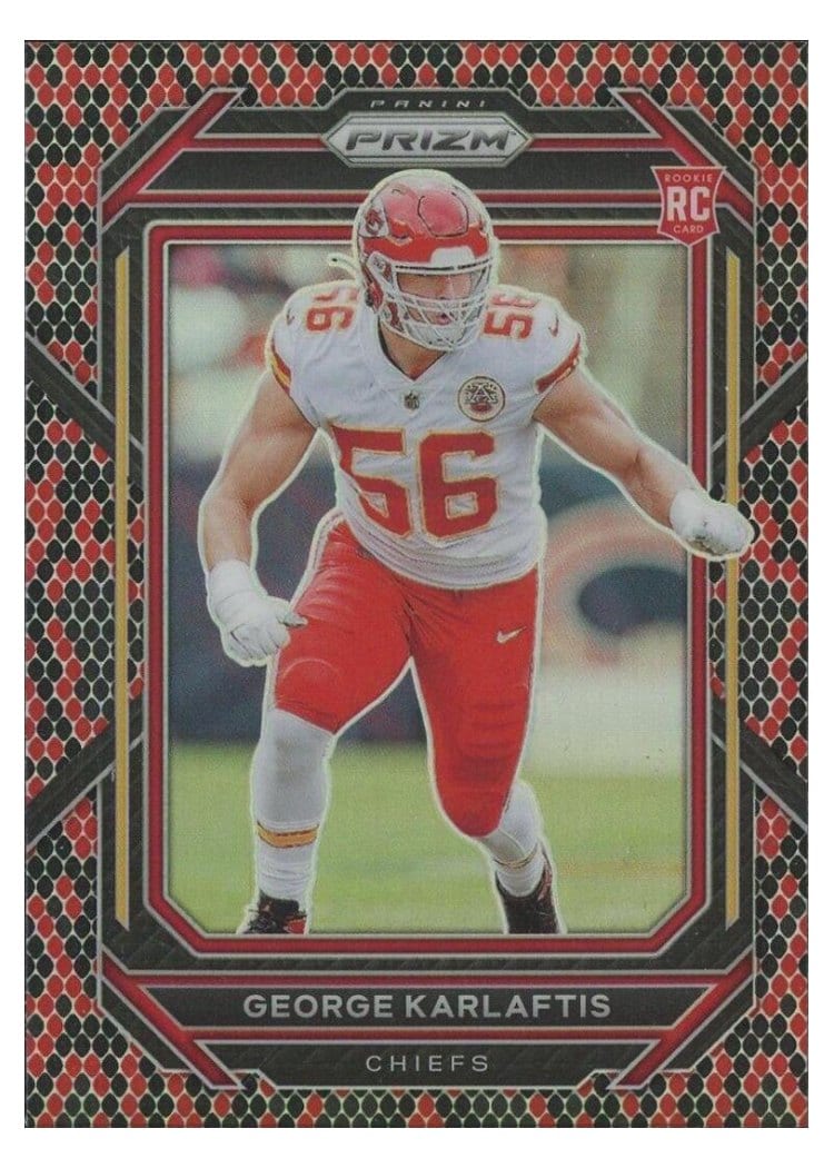 2022 Panini Prizm Base Set George Karlaftis #378 card
