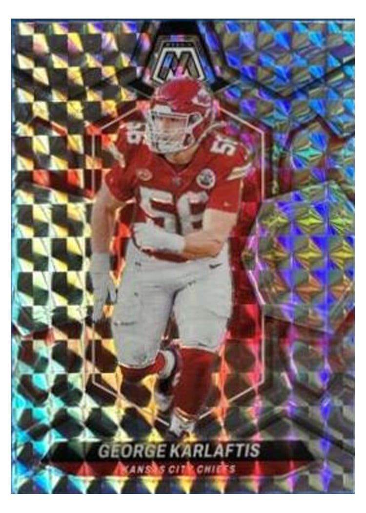2024 Panini Mosaic Base Set George Karlaftis #111 card