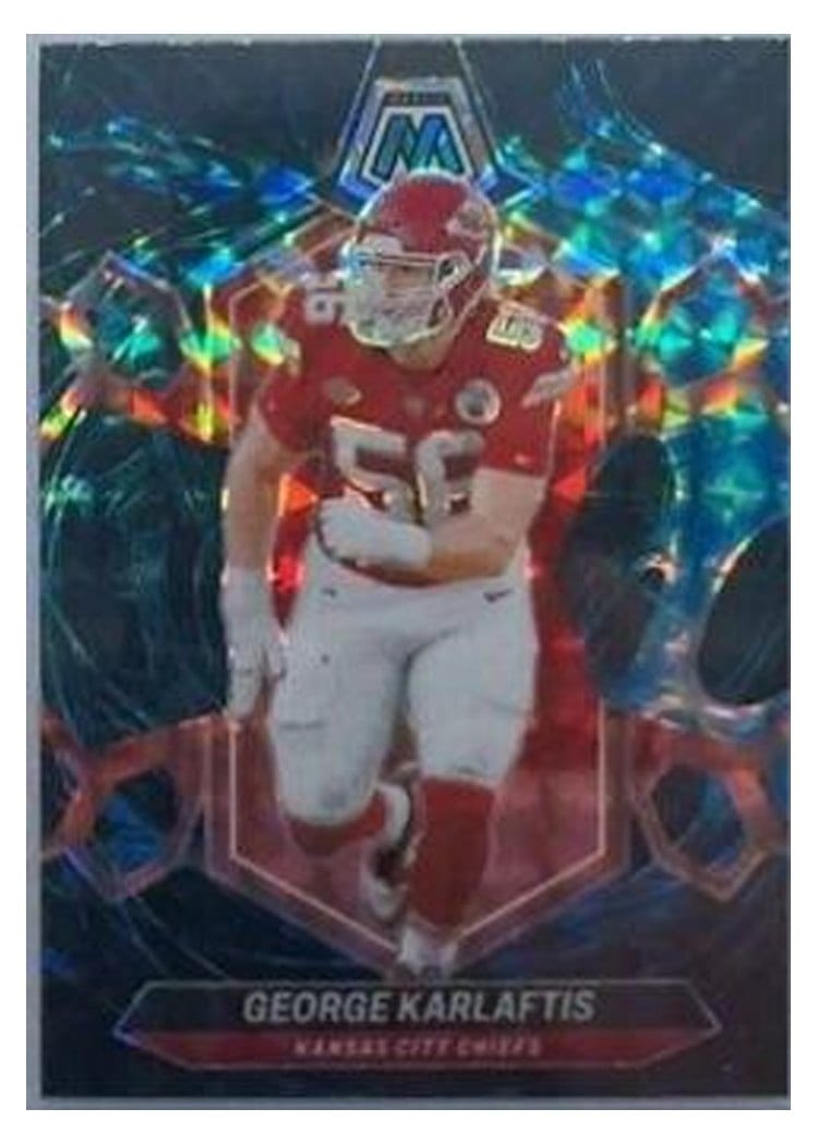 2024 Panini Mosaic Base Set George Karlaftis Genesis #111 card
