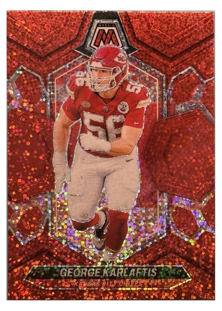 2024 Panini Mosaic Base Set George Karlaftis #111 card