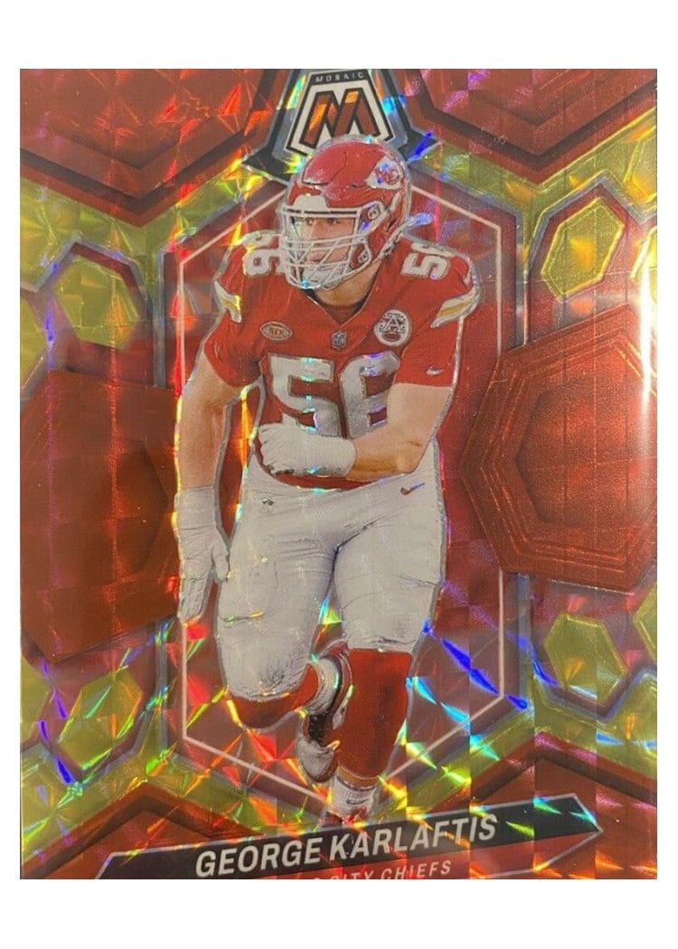 2024 Panini Mosaic Base Set George Karlaftis #111 card